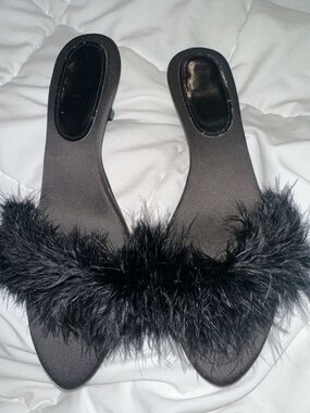 Beautiful Black kitten Heels Great condition
